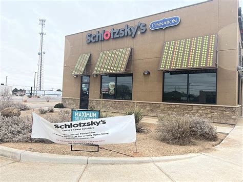 Schlotzsky's lubbock - Good Morning Schlotzsky's Fans Schlotzsky's at 6804-82nd WILL NOT OPEN THE DINING ROOM TODAY!! WE GREATLY APPRECIATE ALL THE SUPPORT THE LAST FEW WEEKS...